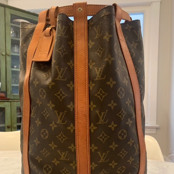 Louis Vuitton Monogram Brown Tan Backpack - Picture 2 of 14